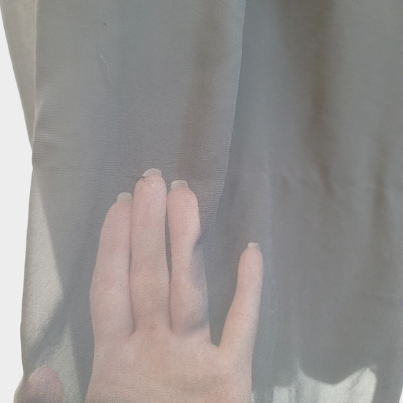 💕 Forever 21 Black Maxi Dress with Faux Leader M - Picture 13 of 15